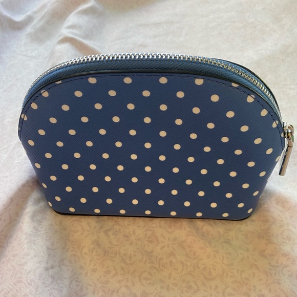 kate spade tea garden dot dome cosmetic pouch - Picture 3 of 7
